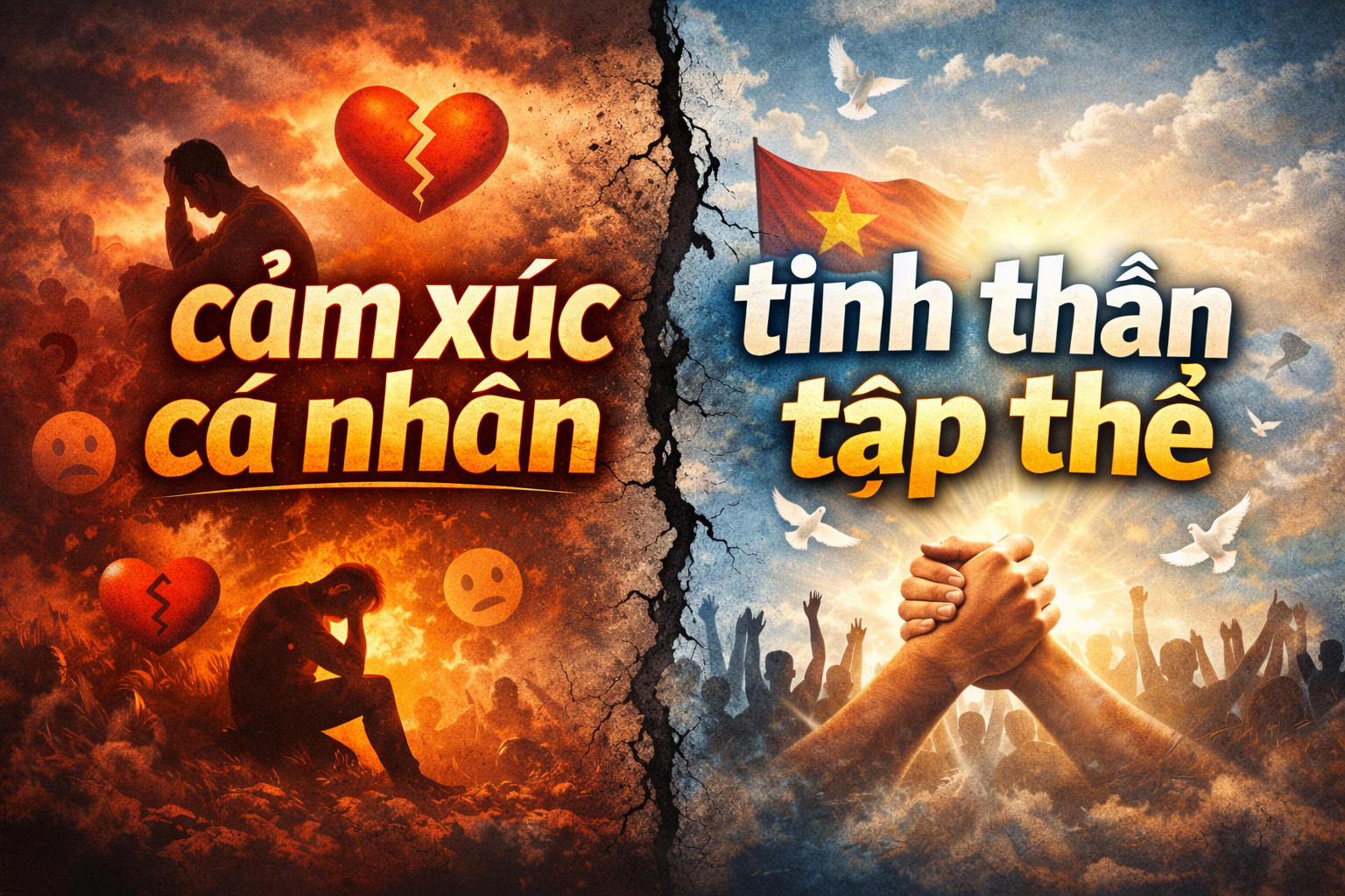 Cảm xúc cá nhân và tinh thần tập thể